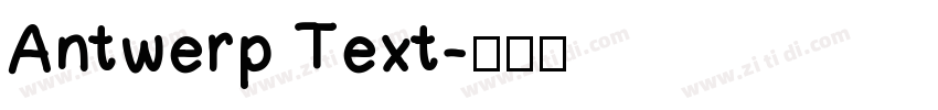 Antwerp Text字体转换